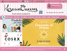 Tablet Screenshot of koreanqueens.com